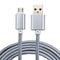 2m Braided Charger Cable Durable Woven Micro USB Data Power Lead 10