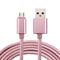 2m Braided Charger Cable Durable Woven Micro USB Data Power Lead 3