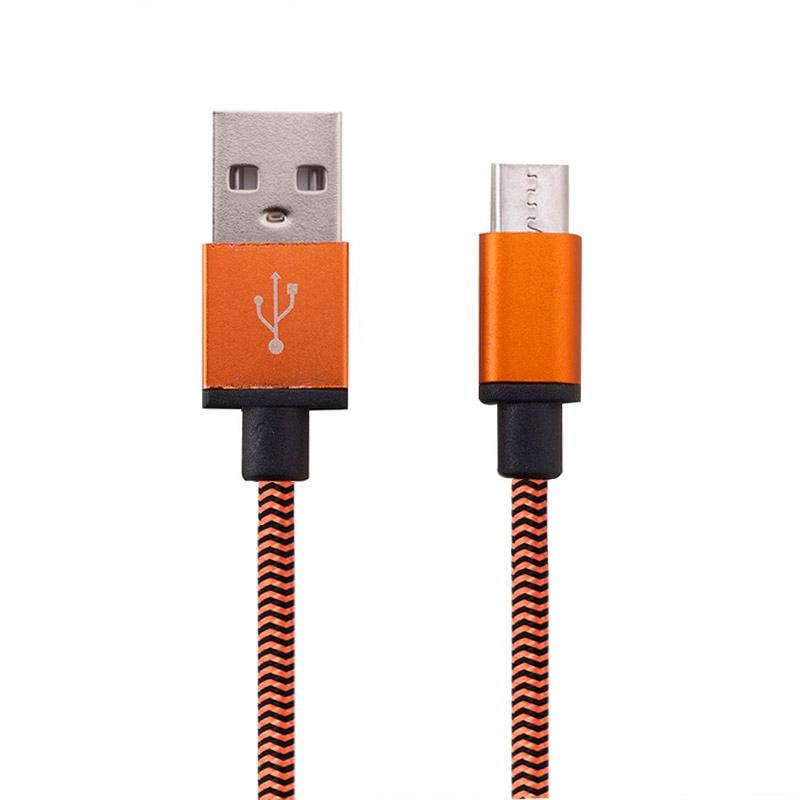Braided Micro USB Cable Fast Charging USB 20 Data Sync 3