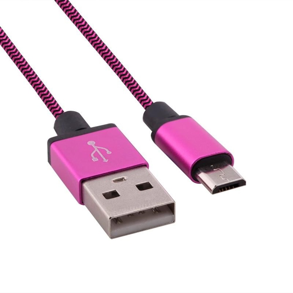 Braided Micro USB Cable Fast Charging USB 20 Data Sync 7