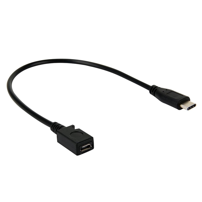 Compact USB C To Micro USB Adapter Cable 30 Fast Data Charging 0