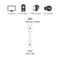 Compact USB C To Micro USB Adapter Cable 30 Fast Data Charging 2