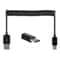 Retractable USB To USB C Cable Portable Charging Data Cable 1