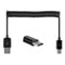 Retractable USB To USB C Cable Portable Charging Data Cable 1