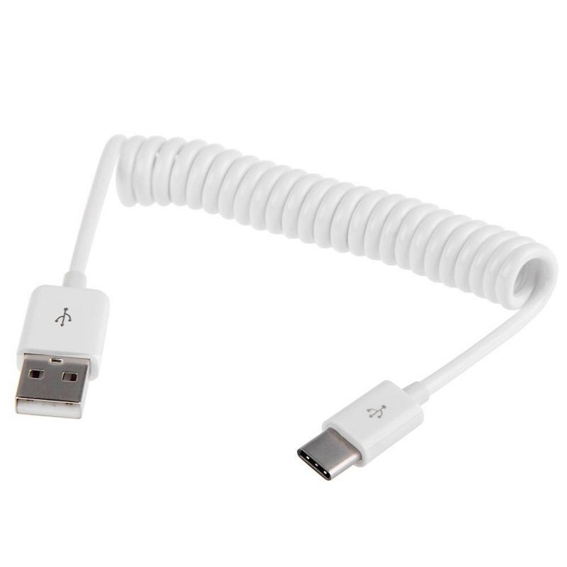 Retractable USB To USB C Cable Portable Charging Data Cable 5