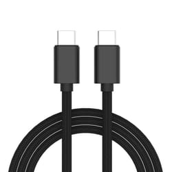 premium 60w pd usb c to usb c braided fast charging cable