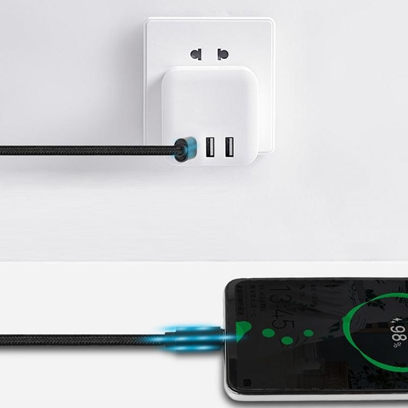 Premium 60W PD USB C To USB C Braided Fast Charging Cable 5