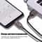 USB C Charging Cable with Automatic Power Off & Durable Zinc Alloy Type C Data Cable