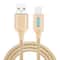 USB C Charging Cable with Automatic Power Off & Durable Zinc Alloy Type C Data Cable
