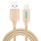 USB C Charging Cable with Automatic Power Off & Durable Zinc Alloy Type C Data Cable