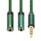 Premium 3.5mm Audio Adapter Cable Dual Audio & Microphone Splitter