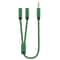 Premium 3.5mm Audio Adapter Cable Dual Audio & Microphone Splitter