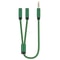 Premium 3.5mm Audio Adapter Cable Dual Audio & Microphone Splitter