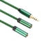 Premium 3.5mm Audio Adapter Cable Dual Audio & Microphone Splitter