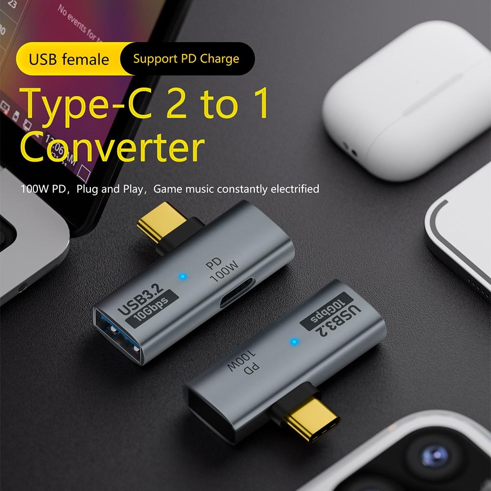 USB C OTG Adapter With 10Gbps Data PD 100W Charging 7
