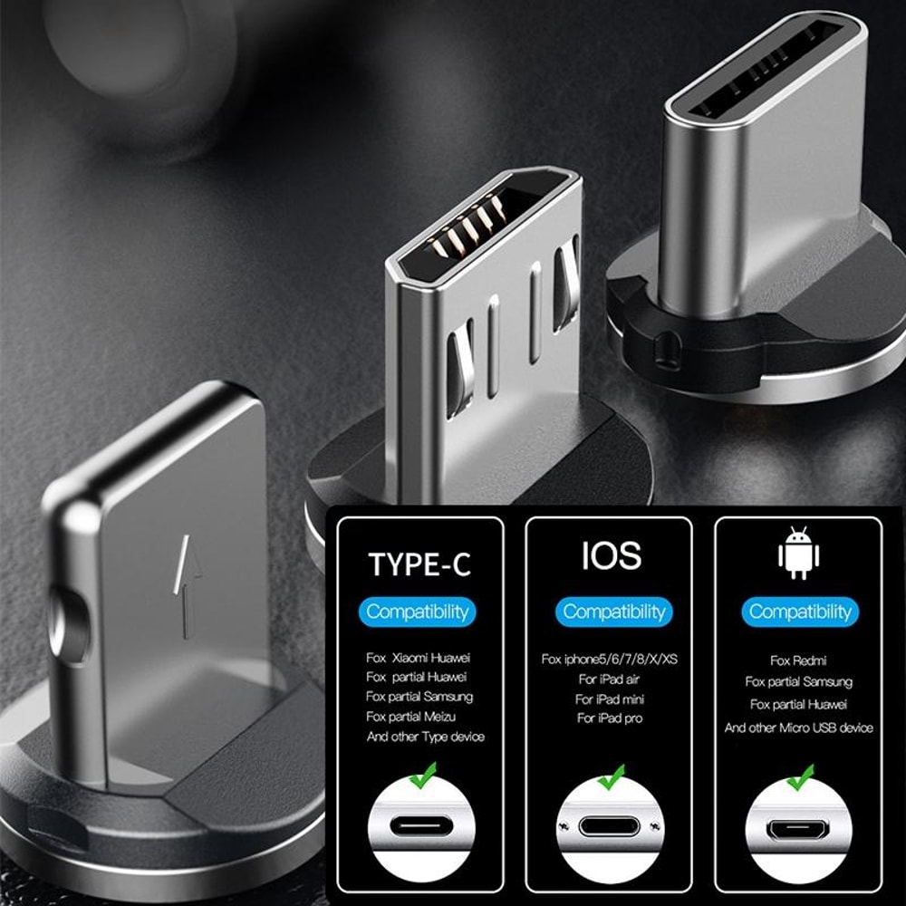 CaseMe Portable Magnetic USB To Micro USB Charging Head 4