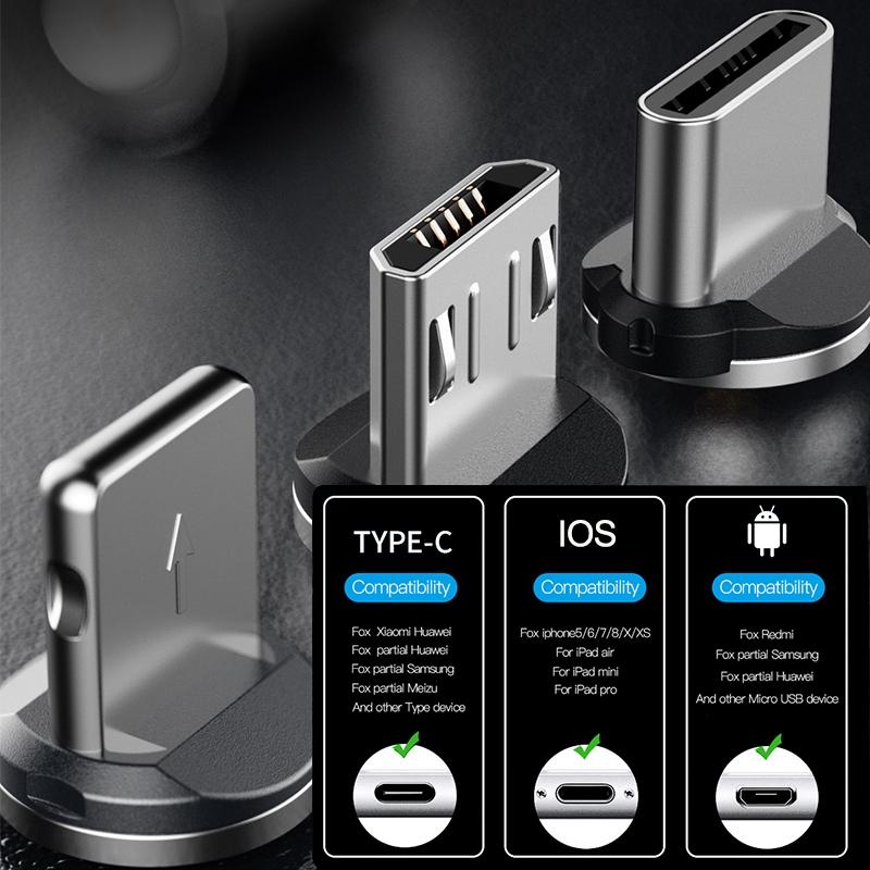CaseMe Portable Magnetic USB To Micro USB Charging Head 4