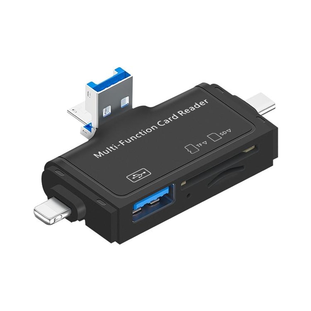 7 In 1 USB 30 Memory Card Reader Adapter High Speed Multi Card Hub 0