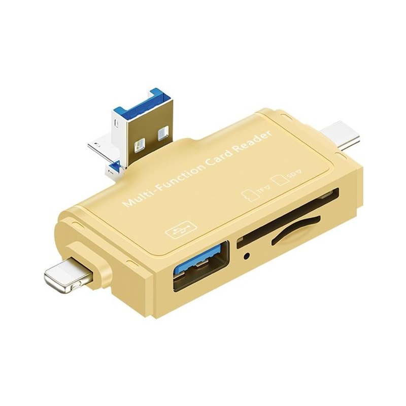 7 In 1 USB 30 Memory Card Reader Adapter High Speed Multi Card Hub 5