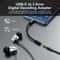 ENKAY USB C to 3.5mm Aux Adapter with Digital Audio & Durable Nylon Braided Cable