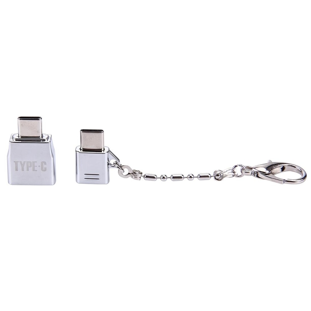 Micro USB & USB 2.0 to USB C Adapter Durable Metal Connector