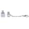 Micro USB & USB 2.0 to USB C Adapter Durable Metal Connector