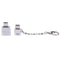 Micro USB & USB 2.0 to USB C Adapter Durable Metal Connector