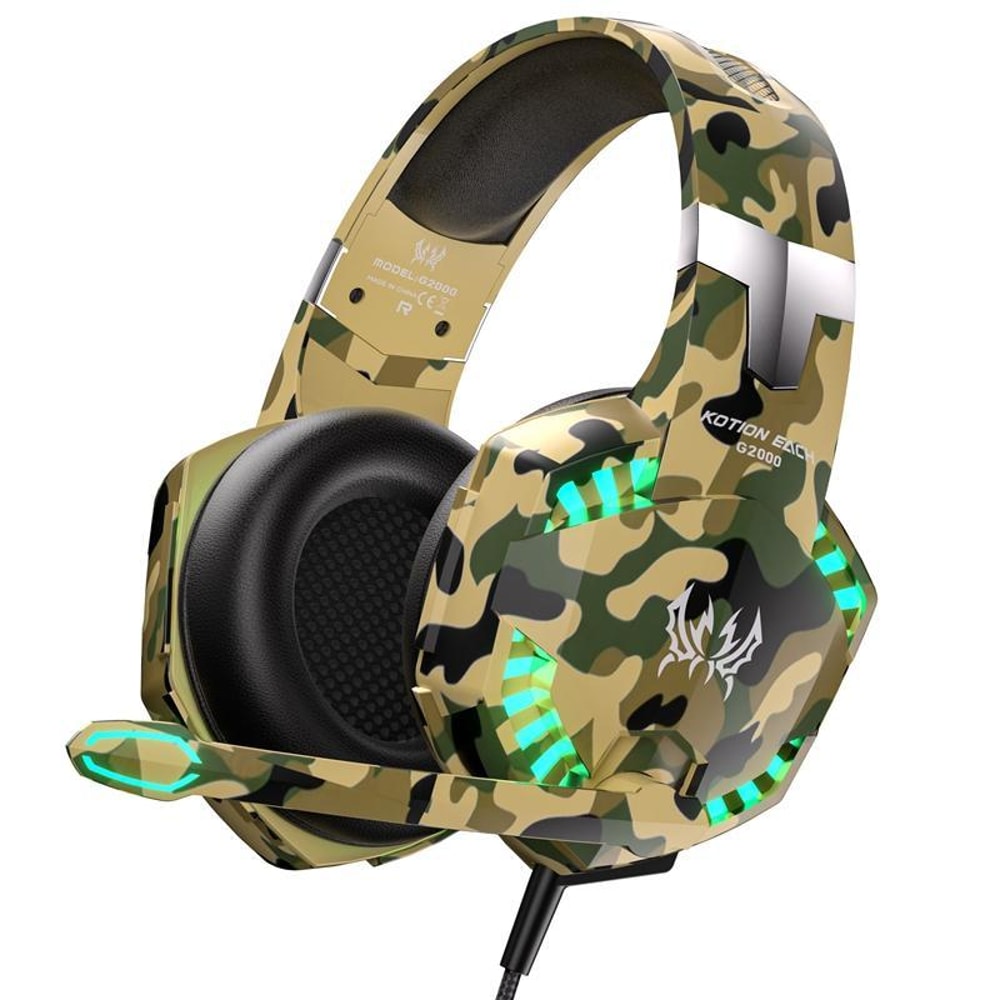 KOTION EACH G2000 Gaming Headset With Noise Isolating Mic LED Stereo Sound 12