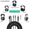 HIFI OFC Headphone Cable for HIFIMAN HE400i HE560 HE1000 with 3.5mm & 6.35mm Adapter