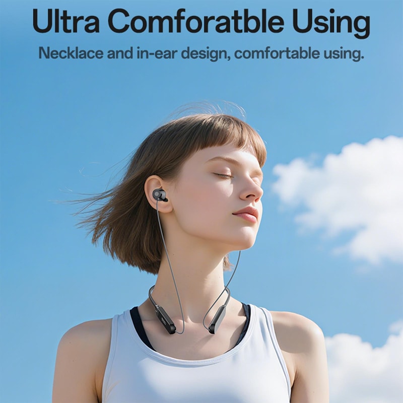Yesido YSP30 Bluetooth 5.4 Neckband Wireless Earbuds with 35H Playtime