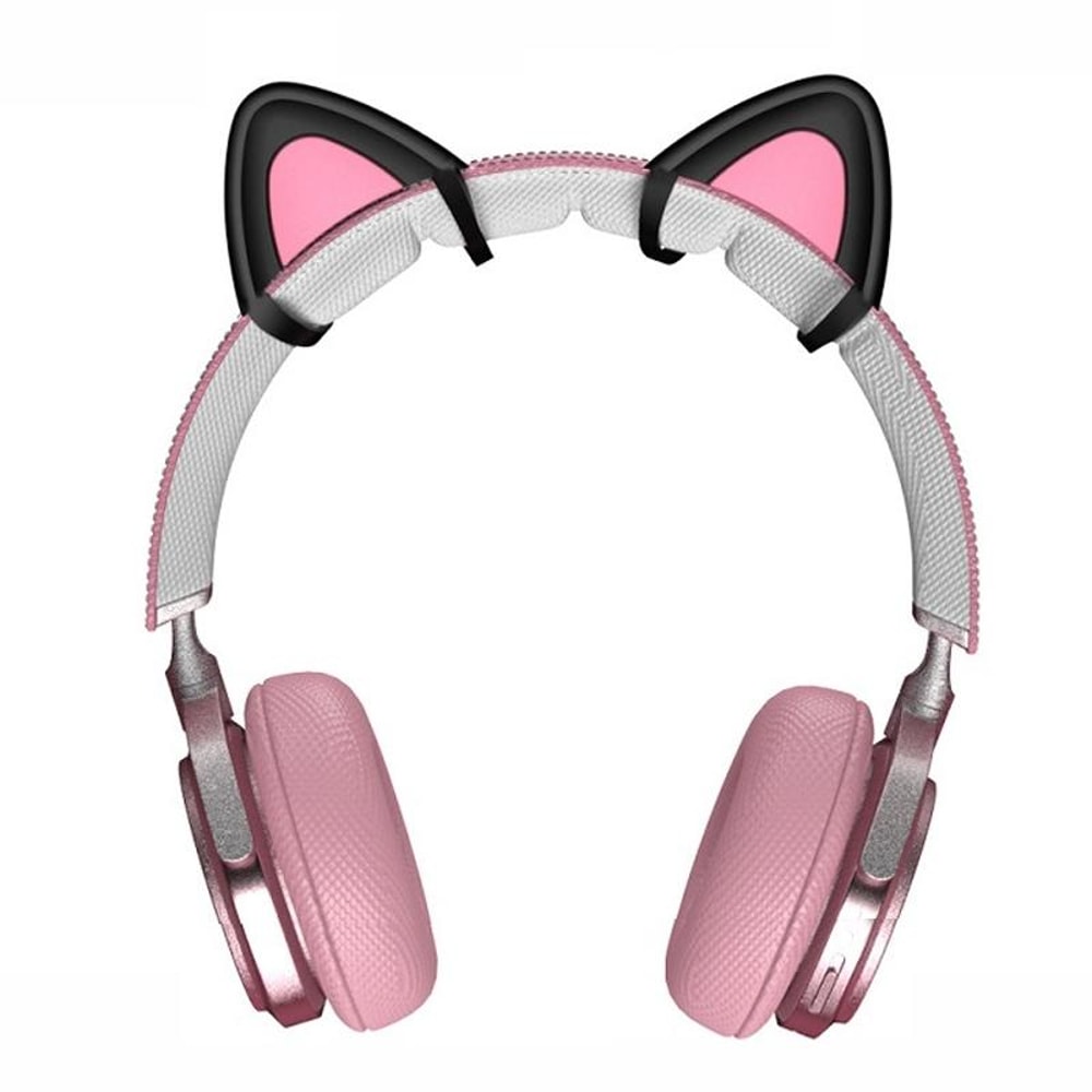 Cute Cat Ear Headphone Accessories Soft Silicone Cat Ear Headphone Covers For Gaming Cosplay 7