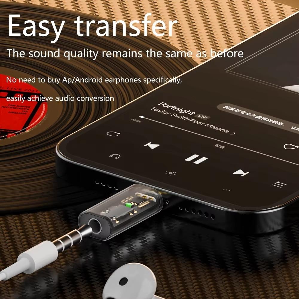 USB C To 35mm Audio Adapter With DAC HiFi Headphone Converter 4