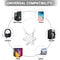 6 Port Headphone Splitter With 35mm Audio Cable For Phones Tablets Stereo Sharing 1
