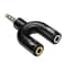 35mm Headphone Splitter Headset Mic Adapter Audio Splitter Cable 35mm Audio Adapter Headphone Mic S 1