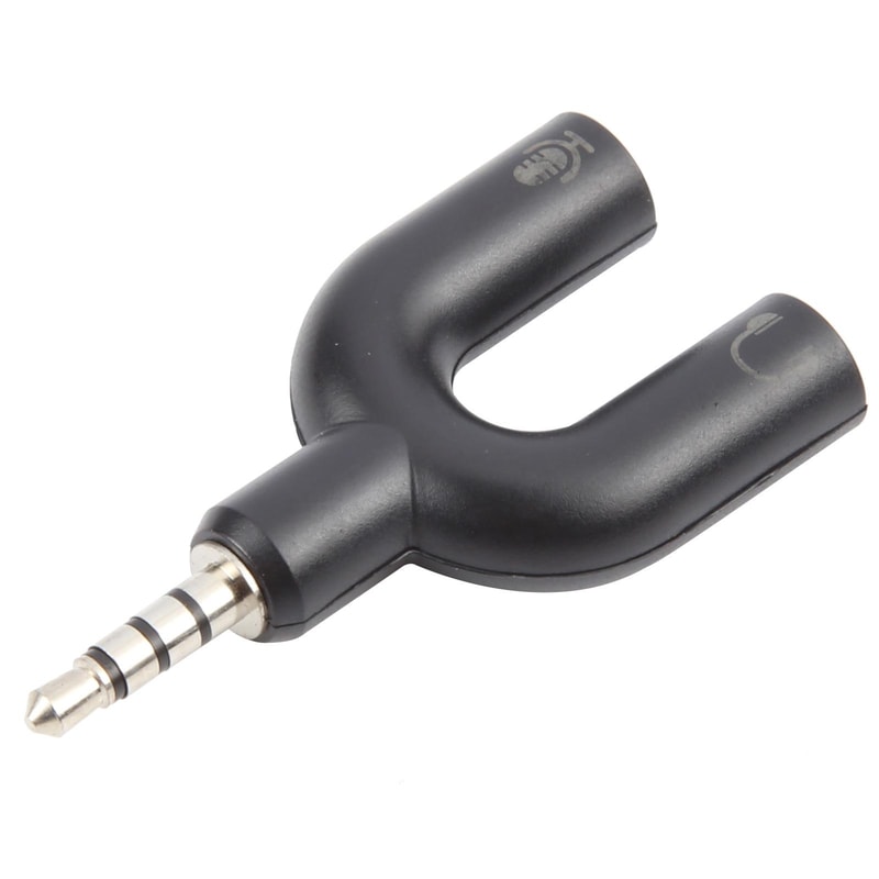 35mm Headphone Splitter Headset Mic Adapter Audio Splitter Cable 35mm Audio Adapter Headphone Mic S 2