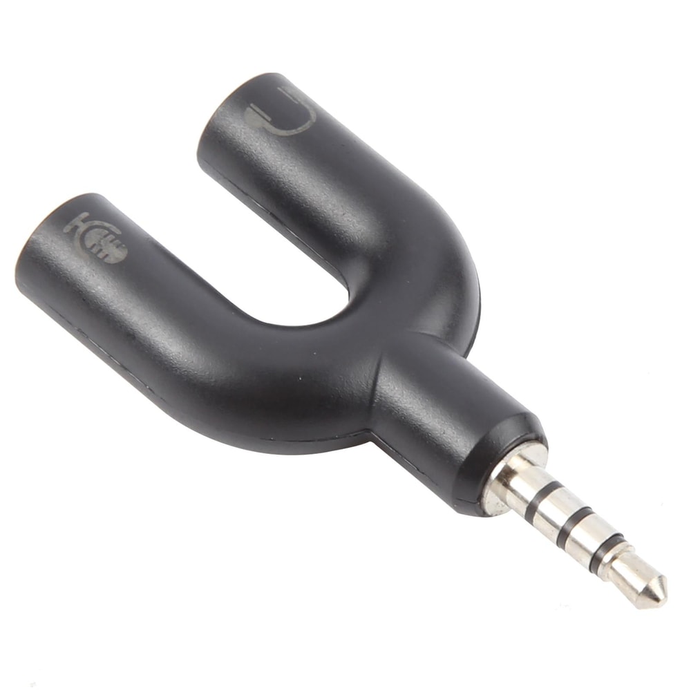 35mm Headphone Splitter Headset Mic Adapter Audio Splitter Cable 35mm Audio Adapter Headphone Mic S 4