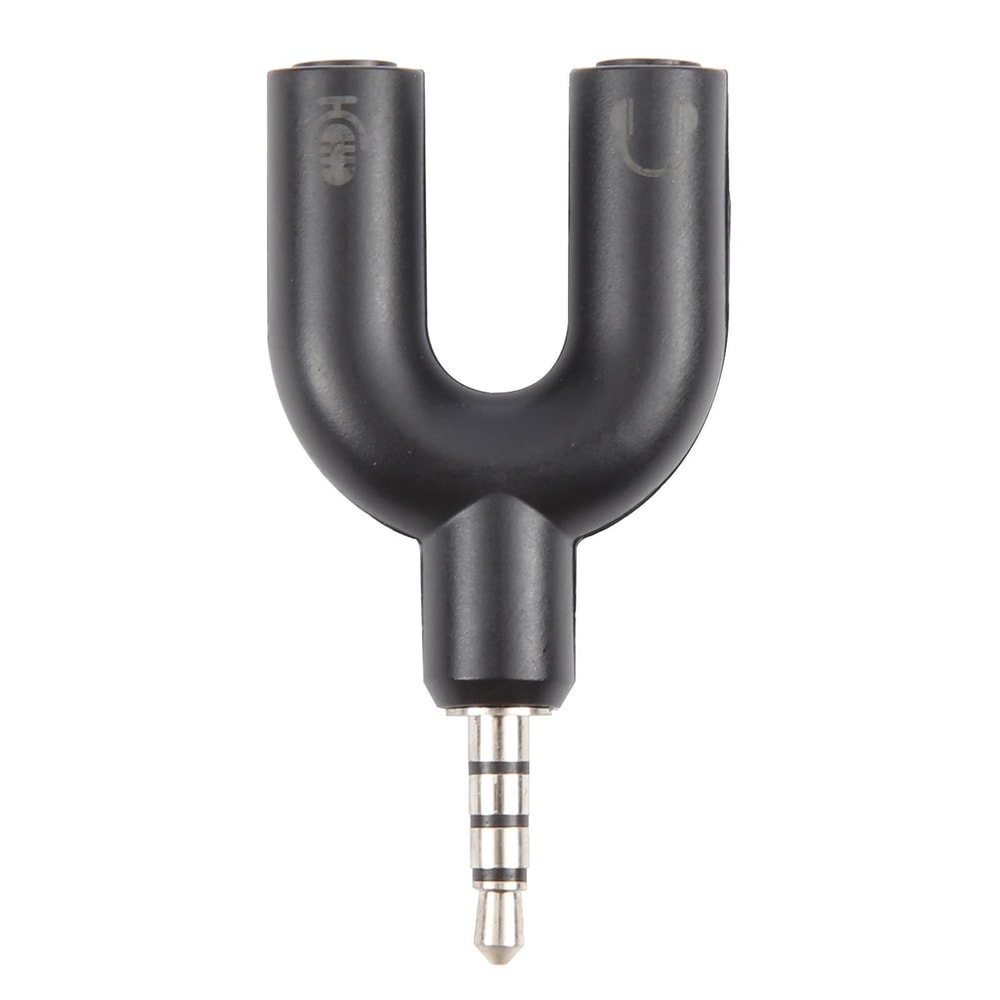 35mm Headphone Splitter Headset Mic Adapter Audio Splitter Cable 35mm Audio Adapter Headphone Mic S 6