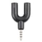 35mm Headphone Splitter Headset Mic Adapter Audio Splitter Cable 35mm Audio Adapter Headphone Mic S 6
