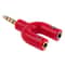 35mm Headphone Splitter Headset Mic Adapter Audio Splitter Cable 35mm Audio Adapter Headphone Mic S 7