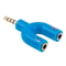 35mm Headphone Splitter Headset Mic Adapter Audio Splitter Cable 35mm Audio Adapter Headphone Mic S 10