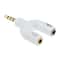 35mm Headphone Splitter Headset Mic Adapter Audio Splitter Cable 35mm Audio Adapter Headphone Mic S 9