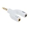 35mm Headphone Splitter Headset Mic Adapter Audio Splitter Cable 35mm Audio Adapter Headphone Mic S 9