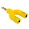 35mm Headphone Splitter Headset Mic Adapter Audio Splitter Cable 35mm Audio Adapter Headphone Mic S 11