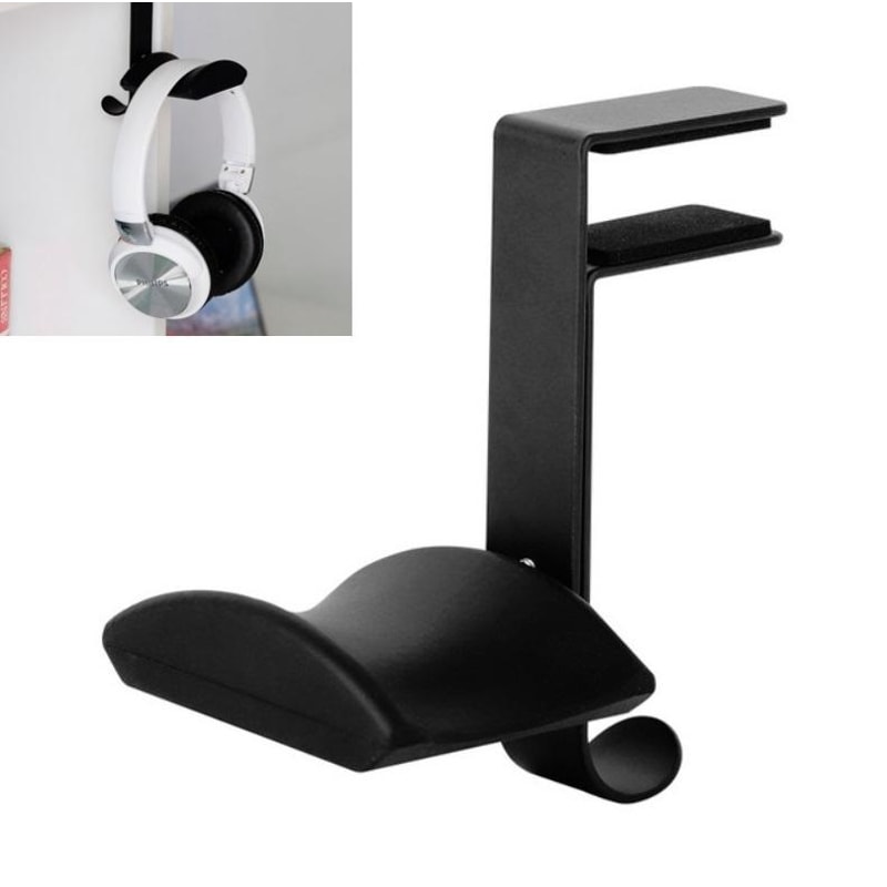 Clamp On Headphone Holder Desk Storage Hook For Gaming Headsets And Office Setups 9
