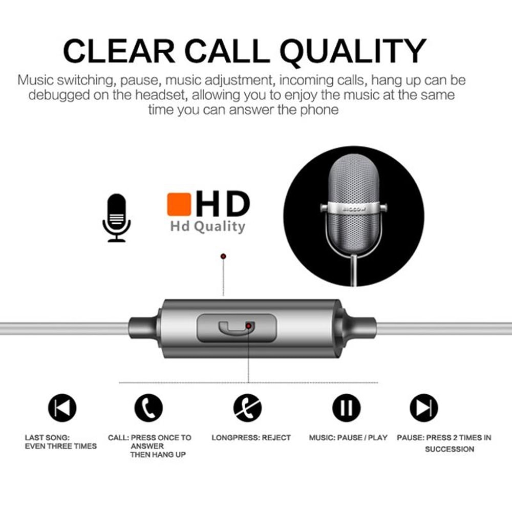 QKZ EQ1 Shark Fin Sports Earbuds With Mic Noise Isolating Wired Headphones 8