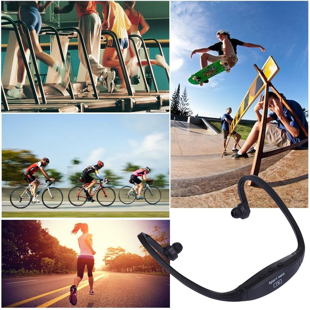 SH W1FM Wireless Sports Earbuds With FM Radio Waterproof Sweatproof Stereo Sound 7