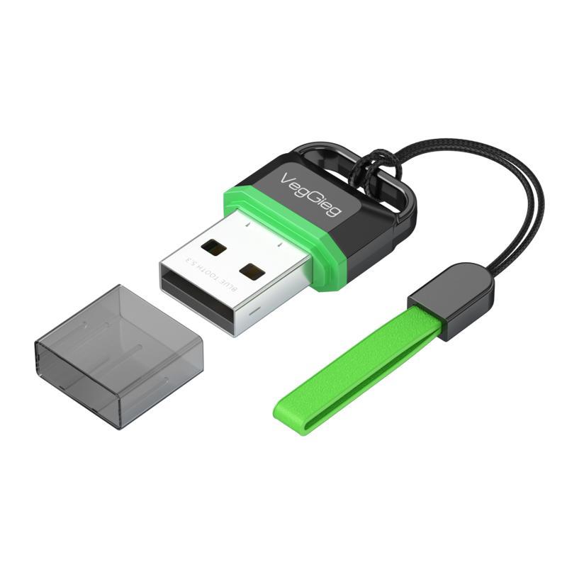VegGieg Bluetooth 53 USB Adapter For PC Wireless Audio Multi Device Connectivity 7