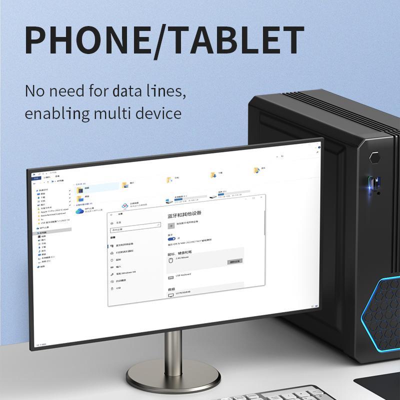 VegGieg Bluetooth 53 USB Adapter For PC Wireless Audio Multi Device Connectivity 2