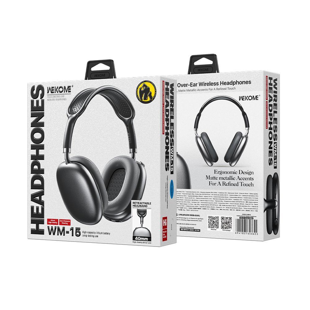 WEKOME FolkFlow BT54 Wireless Over Ear Headphones With 8H Playtime 1