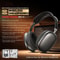 WEKOME FolkFlow BT54 Wireless Over Ear Headphones With 8H Playtime 2